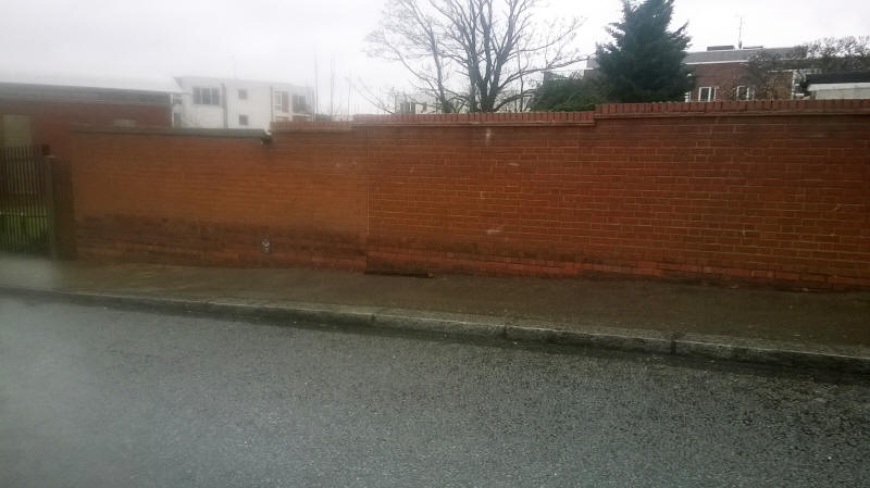 Cleaned wall